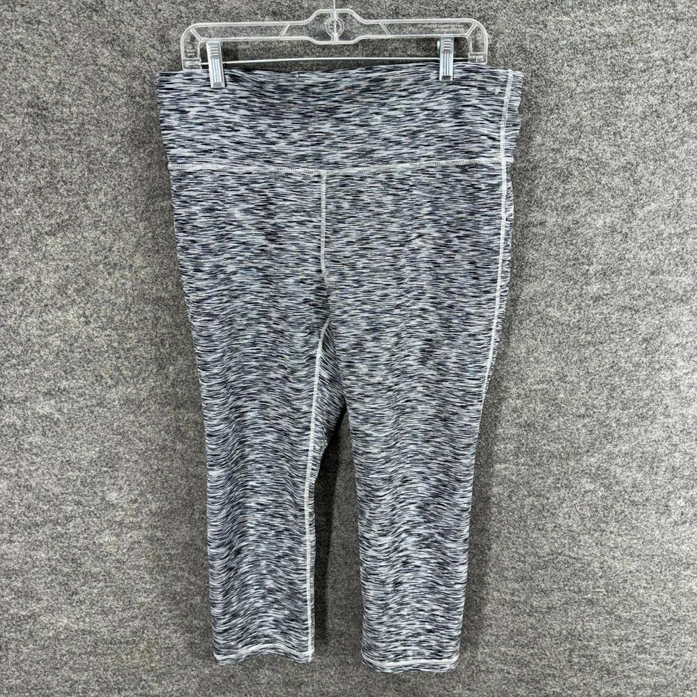 Gap Activewear Leggings Women XL Gray Capri High Rise Skinny Pull On Stretch